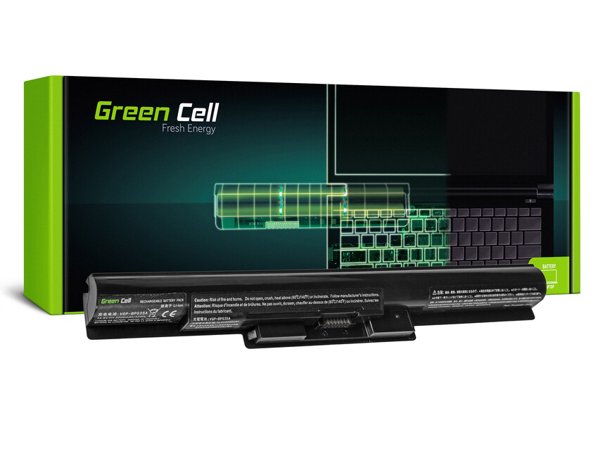 Green Cell baterija VGP-BPS35A za Sony Vaio SVF14 SVF15 Fit 14E 15E (SY18)