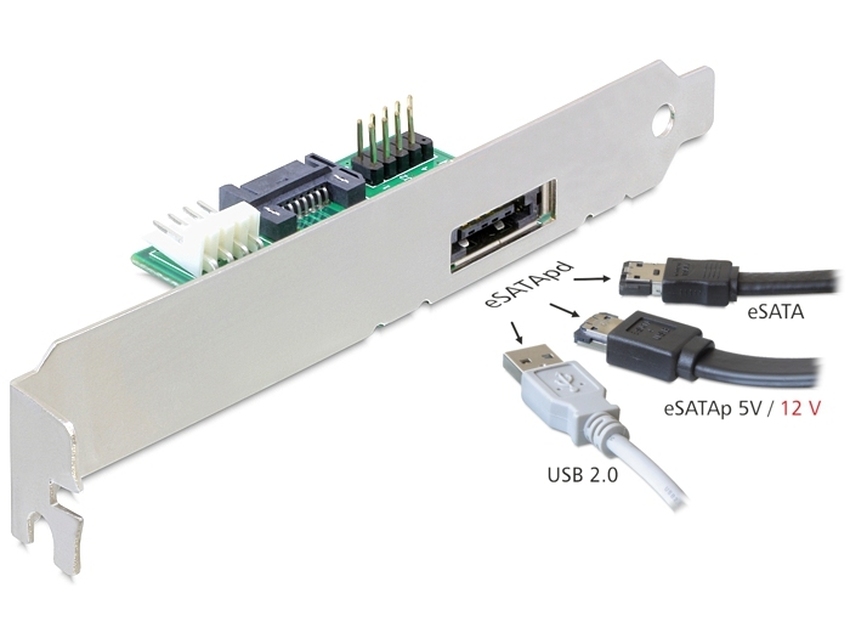 Adapter SATA + USB na eSATA