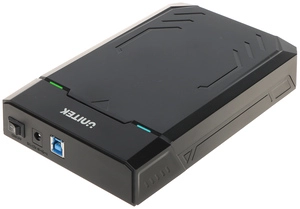 USB 3.0 ohišje za 3.5″/2.5″ SATA trdi disk UNITEK Y-3035 črno