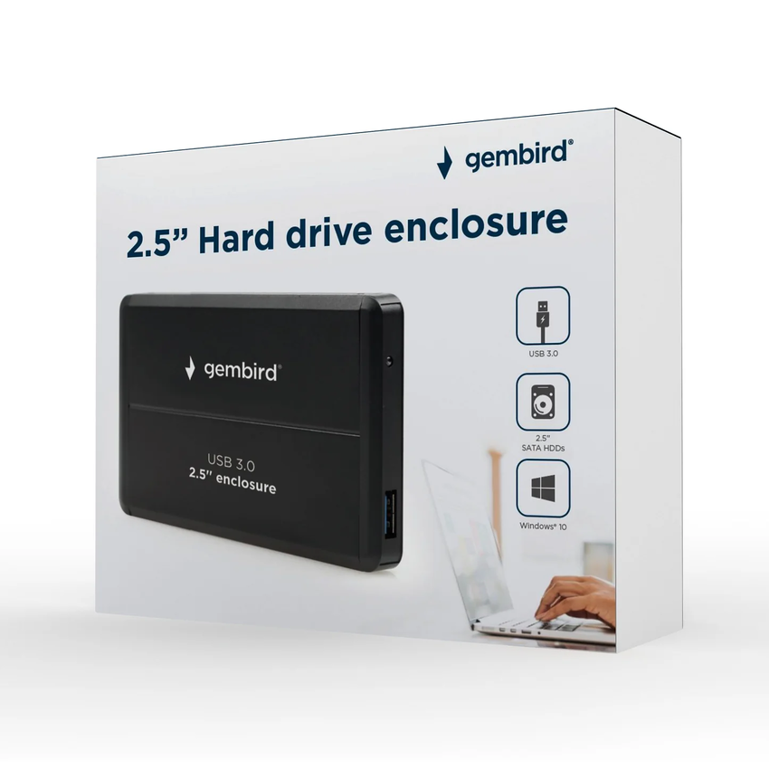 Ohišje za trdi disk 2,5″ Gembird USB 3.0 EE2-U3S-2